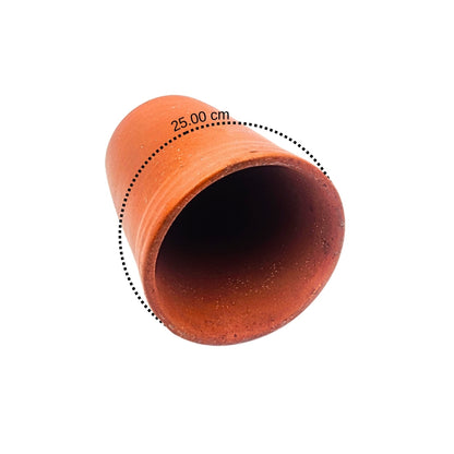 Traditional Clay Cups Set - 6 Pack | محل هشام للفخار