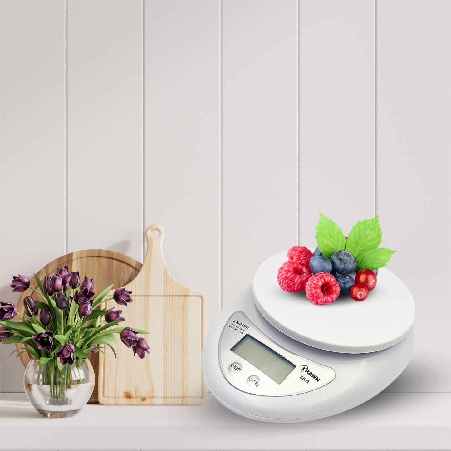 KRAWN 5KG Precision Kitchen Scale - ميزان مطبخ KR-37911