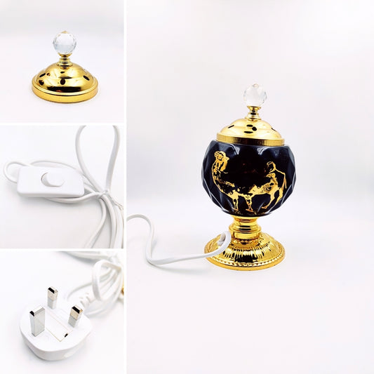 DLC Luxury Electric Incense Burner - Spherical Design مبخر كهربائي سداسي DLC-32702