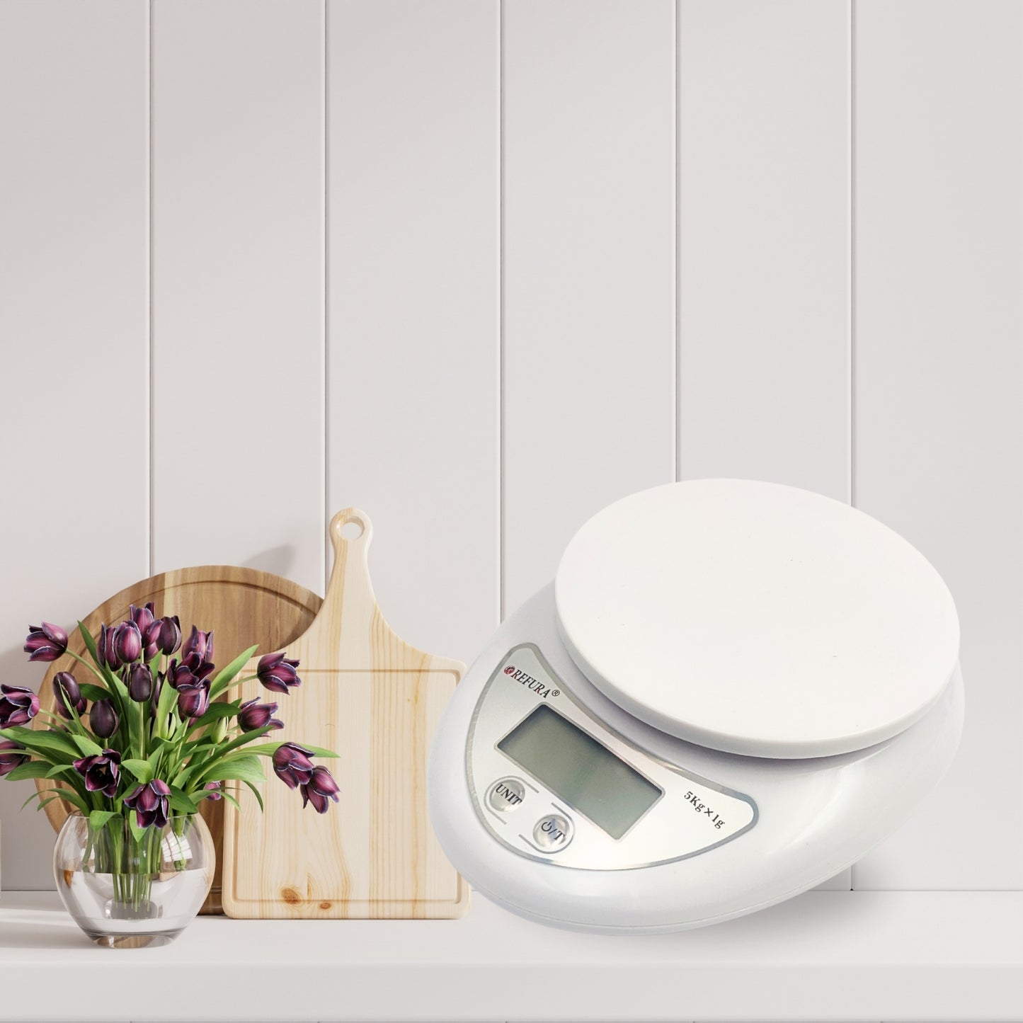 REFURA Digital Kitchen Scale - 5KG Precision Scale RE-210